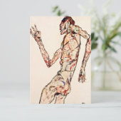 エゴン・シエレ – ザ・ダンサー エンクロージャーカード (スタンド正面)