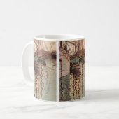 エゴン・シーレによるトリエステの港 - ヴィンテージ・アート コーヒーマグカップ (正面左)