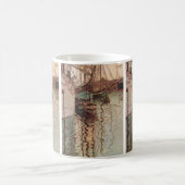 エゴン・シーレによるトリエステの港 - ヴィンテージ・アート コーヒーマグカップ (中央)