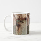 エゴン・シーレによるトリエステの港 - ヴィンテージ・アート コーヒーマグカップ (左)