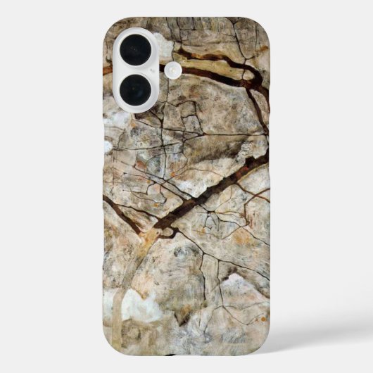 エゴン・シーレによる「動きを見せる秋の樹木」 Case-Mate iPhoneケース (裏面)