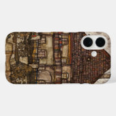 エゴン・シーレの屋根に板を張った家 Case-Mate iPhoneケース (裏面 (横))