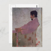 エゴン・シーレポートレート・オブ・ザ・ペストンペシュカ ポストカード (正面/裏面)