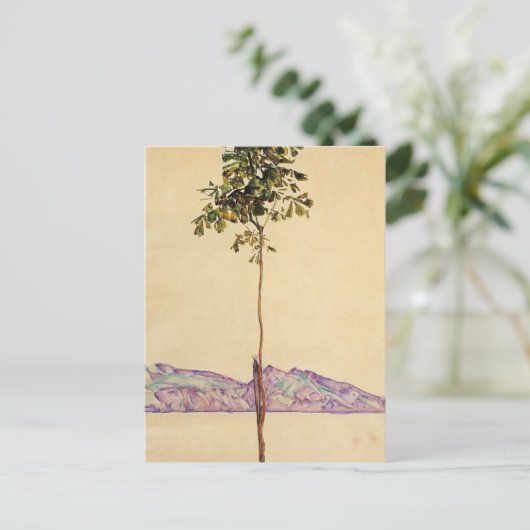 エゴン・シーレ - コンスタンツェ湖の栗の木 ポストカード (スタンド正面)