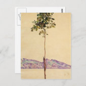 エゴン・シーレ - コンスタンツェ湖の栗の木 ポストカード (正面/裏面)