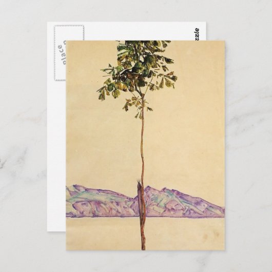 エゴン・シーレ - コンスタンツェ湖の栗の木 ポストカード