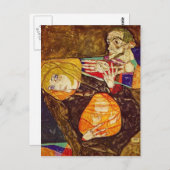 エゴン・シーレ - 聖家族 ポストカード (正面/裏面)