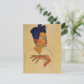 エゴンSchieleの自画像の招待状 招待状 (スタンド正面)