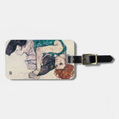 エゴンSchieleは女性の荷物のラベルをつけました ラゲッジタグ (正面横)