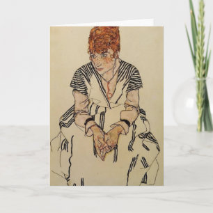 エゴンSchiele-の芸術家の義理の姉妹 カード