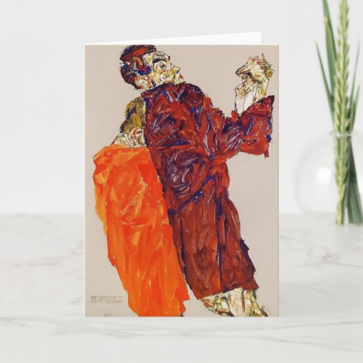 エゴンSchiele-は真実明らかにされました カード (正面)