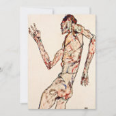 エゴンSchiele -ダンサー 案内状 (正面)