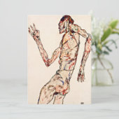 エゴンSchiele -ダンサー 案内状 (スタンド正面)