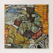 エゴンSchiele -家の三日月II ジグソーパズル (横)