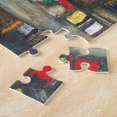 エゴンSchiele -洗濯が付いている家 ジグソーパズル (側面)