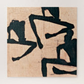 エゴンSchiele - 3男性が付いている構成 ジグソーパズル (縦)