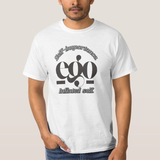 エゴ・タイポグラフィ Tシャツ (正面)