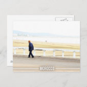 エサウイラビーチ, モロッコ ポストカード (正面/裏面)