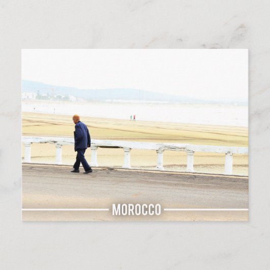 エサウイラビーチ, モロッコ ポストカード (正面)