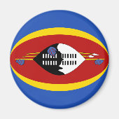 エサティーニフィッシュアイ国旗の磁石 マグネット (正面)