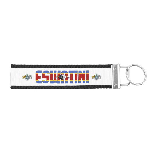 エサティーニ国魅力的旗 リストバンドキーホルダー (鍵右)