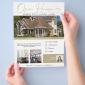 エサモダン実在テオープンハウスフライヤー チラシ (手)