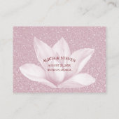 エザリアピンクマグノリア結婚ズ アドバイスカード (裏面)