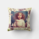 エザーアルアンゲリックヴィンテージガール装飾用クッション クッション (裏面)