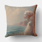 エザーアルウーマンオンドリーミービーチ クッション (裏面)