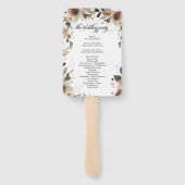 エザーアルエレガンスコテージコア結婚式 プログラム ハンドファン (裏面)