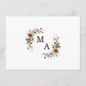 エザーアルエレガンスコテージコーウェディングレセプション エンクロージャーカード (裏面)