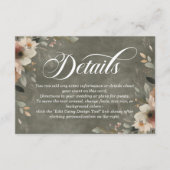 エザーアルエレガンスセージ結婚ウィスパー詳細 エンクロージャーカード (正面)