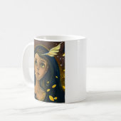 エザーアルエンチャント天使の少女 コーヒーマグカップ (正面左)