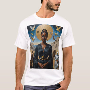 エザーアルクイーンディヴィントファンタジーアートティー Tシャツ