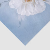 エザーアルホワイト&ブルーフローラブーケデコページ 薄葉紙 (詳細)