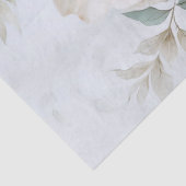 エザーアルホワイト&ブルーフローラブーケデコページ 薄葉紙 (詳細)