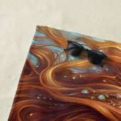 エザーアルマーメイドアートプリントファンタジー水中海 ビーチタオル (インサイチュ)