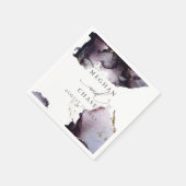 エザーレモダンーダスティプラムワイン抽象芸術ナプキンス スタンダードカクテルナプキン (角)