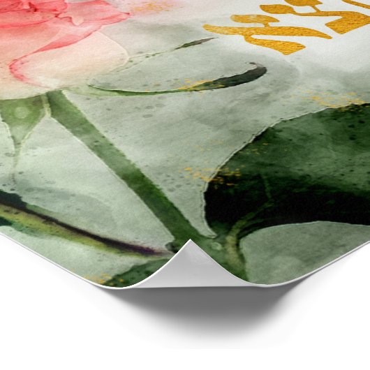 エシェチェイルヘブライ語ユダヤ人の母と妻 ポスター (角)