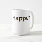 エシェリヒア属大腸菌は起こります コーヒーマグカップ (正面右)