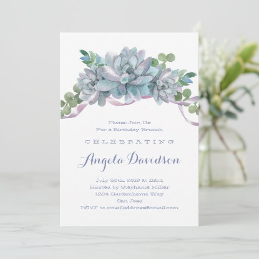 エシェヴェリアサキュリー誕生日ブランチパーティー 招待状 (スタンド正面)