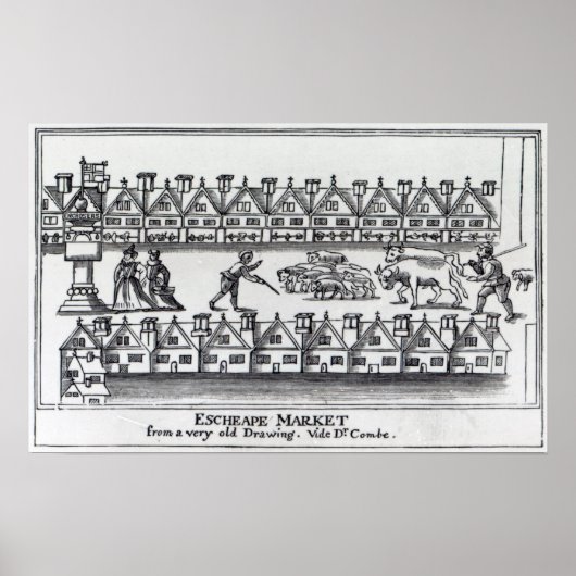エシェープ市場 ポスター (正面)