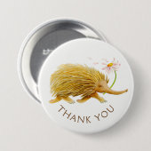 エシダ水感謝してい色動物のボタン/バッジ 缶バッジ (正面&裏面)