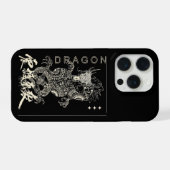 エシテティック ドラゴン iPhone 15 Pro Max カー iPhoneケース (裏面横)