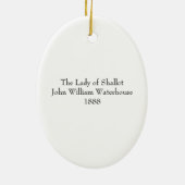 エシャロットのオーナメントの女性 セラミックオーナメント (裏面)
