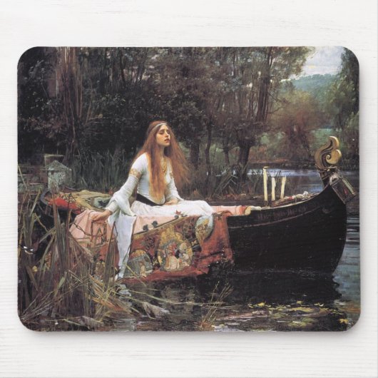 エシャロットのマウスパッドの女性 マウスパッド (正面)