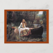 エシャロットの郵便はがきの女性 ポストカード (正面)