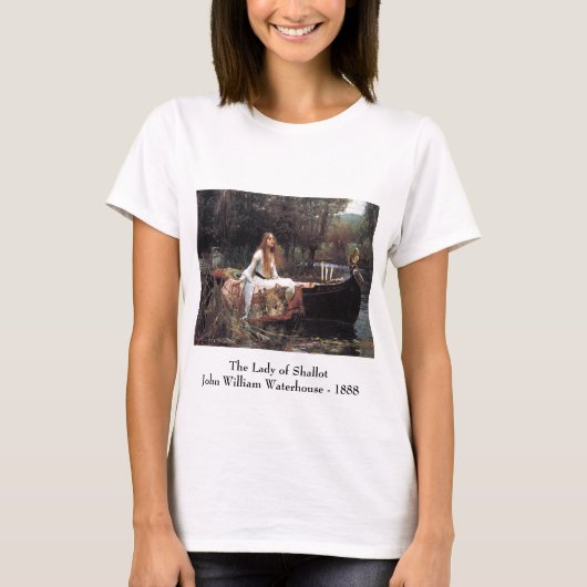 エシャロットのTシャツの女性 Tシャツ (正面)