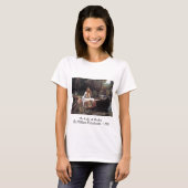 エシャロットのTシャツの女性 Tシャツ (正面フル)