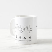 エシャンのペプチド名mug コーヒーマグカップ (正面左)